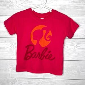 Mattel/ Barbie hot pink short sleeve T-shirt toddler girl Size 3T